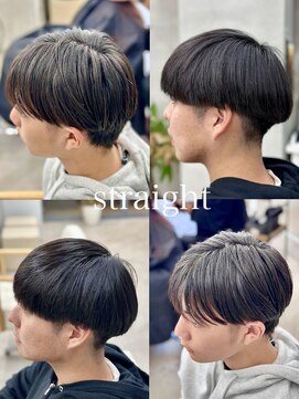 レヴィア(REVIA) メンズカット刈り上げツーブロックストレートパーマ縮毛矯正