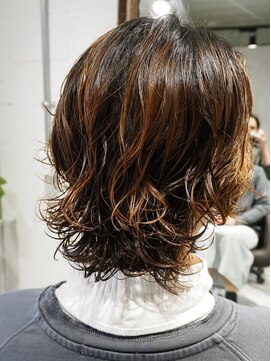 ギア(gear) ショートラフパーマ