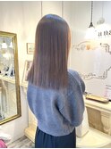 透け感たっぷりグレージュ
