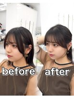 アマトウキョウ アユンチェ(AMA TOKYO×AYUNCHE) 韓国スタイル/チュラルくびれへア_くびれ巻き_レイヤーカット