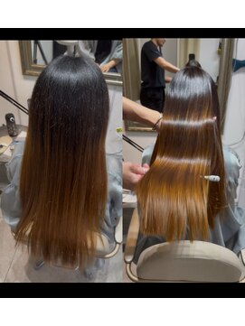 ボクノ 4号店(bokuno) 髪質改善矯正の仕上がり