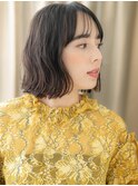 □黒髪アッシュブラックモードくびれボブ406越谷20代30代40代