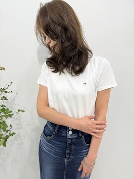 ザワン(the one .) 【the one.】レイヤースタイルとデジタルパーマ -TANAKA-