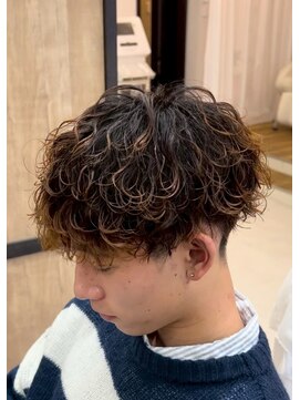 エッジ(EDGE) 大分メンズ刈り上げショートマッシュ波巻きパーマ