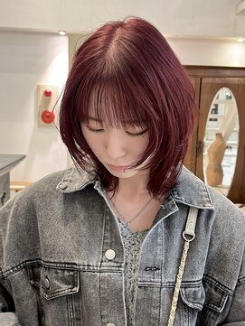 アンジェリカ(Angelica) レイヤーカット×チェリーレッド