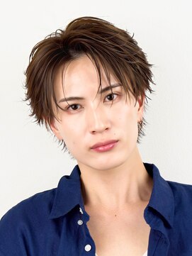 オーシャントーキョーオーバー 渋谷(OCEAN TOKYO OVER) 韓国マッシュセンターパートツーブロックフェザーパーマシャドウ