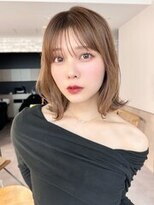 サンドレオ 新宿店(sand Leo) ぱつふわボブ