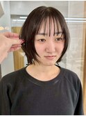 レイヤーカットハッシュカットケアブリーチダブルカラー