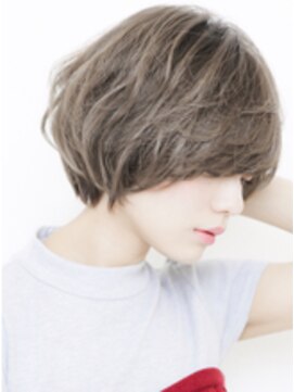 ヘアリゾートエーアイ 浅草店(hair resort Ai) グランマッシュ/グレーカラー丸みショート/浅草/浅草駅