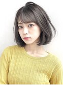 【GARDEN川谷】20代30代大人可愛い小顔ボブ×グレージュ