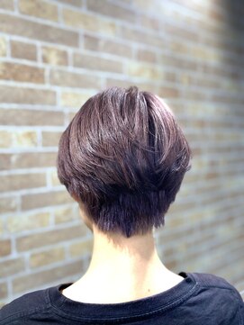 ヘアーサロン カエ(KAE) 【大人かわいいラベンダーアッシュ♪】すっきりショート