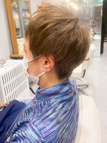 グラッシー センター北店(GLASSI)&nbsp;【脱！白髪染め】ハイトーングレージュ★小顔ショート★髪質改善