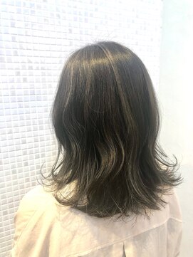 アズーア ヘアーアンドスパ(azure hair&spa) ハイライト×グレージュ