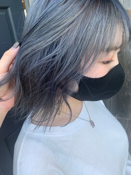 バグズ ヘアデザイン 桔梗が丘店(Baguz HAIR DESIGN) 透明感ブルーグレージュカラー/ブルーシルバー10代20代