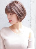 大人美人ショート ショートボブ 長めショート 小顔 ひし形 前髪