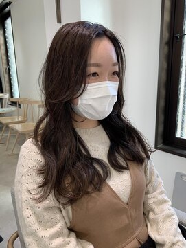 ヨーク(YOKE) YOKE 透明感 くすみカラー 顔まわりカット