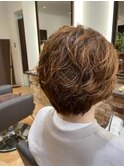 ナチュラルショートパーマ