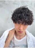 【loki】メンズマッシュ×ツイストスパイラルパーマ