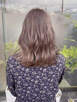 ヘアメイク ミチ 富田店(HAIRMAKE MICHI)&nbsp;【MICHI 富田店　古作蓮】艶カラー　ラベンダーブラウン