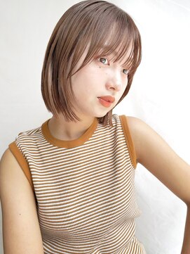 ケーツー心斎橋 クイーンズガーデン バイ ケーツー(K two QUEEN'S GARDEN by K two) 赤み消しカラー*インナーカラー*3分で巻けるボブ*髪質改善*美髪3