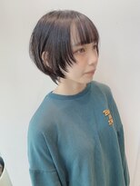 ステア ケース(stair case)&nbsp;簡単スタイリング黒髪大人かわいいショートウルフ