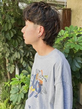 ボタンヘアー 日吉(BoTaN HAIR) ショートウルフ/束感パーマ/ハイライト/日吉