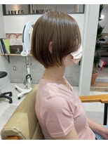ヘアーザラブズラフズ オーガニカ 北九州(HAIR THE LOVES LAUGHS ORGANICA)&nbsp;ショートボブ＊