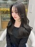 【業界初の感動ヘアカラー】髪質改善カラー＋小顔カット/¥15400