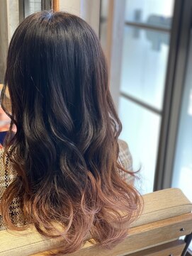 ヘアーショップ エヌアンドエー 越谷店(hair shop N&A) 髪質改善ケア×艶髪ウェーブ#7 毛先カラー/うる艶デジタルパーマ