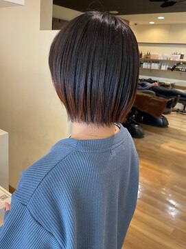 ラファンス 栗林店(LaFENCE) ショートボブ/ナチュラルブラウン
