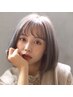 【透明感♪光彩色】アディクシーカラー＋デザインカット＋ハホニコTR￥8800