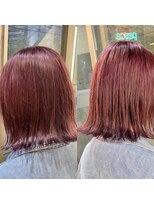 ペスカ 博多駅前店(pesca)&nbsp;レッド系ハイトーン