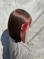 グランデュール 藤枝店(GRANDEUR)&nbsp;グレージュダブルカラーインナーカラーケアブリーチミルクティー