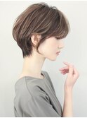 ショートヘアショートカット30代40代くびれショート大分美容室