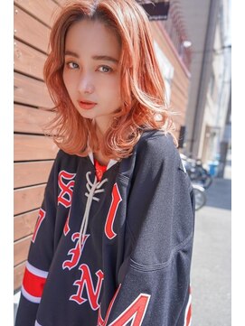 アンジェリカ 大和八木店(ANGELICA) くびれレイヤー　韓国風　オレンジベージュ