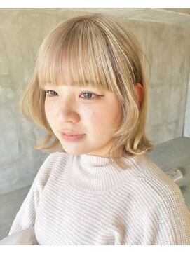 ヘアーメイク ストーリィー(hair make STORY) ダブルカラーでスモーキーベージュ