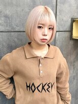 シャロン(SHARON)&nbsp;【SHARON】切りっぱなしボブ×ハイトーンカラー