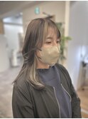 大人かわいいセミロングレイヤー★フェイスフレーミング