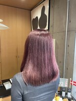 オーガニック ライフ 若葉 鶴ヶ島(organic+life)&nbsp;ピンクグレープフルーツ透明感抜群こなれ大人可愛いピンクへア