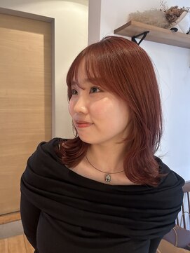 ガーランド (Garland) ☆暖色カラー/ピンクベージュ/前髪/レイヤーカット/原宿神宮前