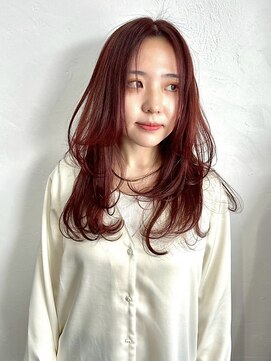 ナービス(NARVIS) レイヤーカット/ハッシュカット/セミロング/小顔