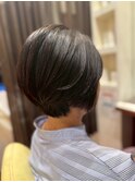 ショート女子♪襟足スッキリ大人キレイなショートボブ 30代40代