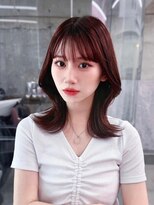 フィヴェント(Fivent)&nbsp;美髪韓国レイヤーイメチェン夏ハイライトカラーくびれヘア