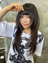 キング 心斎橋店(K!ng)&nbsp;ハイライトカラーミルクティーベージュレイヤーカット