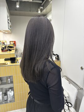 ディジョン 自由ヶ丘(Dijon) 韓国顔まわりレイヤーカットグレージュオリーブベージュブラウン