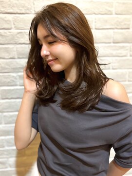 オーロ(ORO) 20代30代40代髪質改善レイヤーカットマロンベージュ