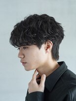 フィフスパーク(fifth PARK) 渋谷シャドウパーマゆるめルーズカール校則OK無造作ビジネスヘア