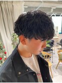 立川/フェザーパーマ/ショート/爽やか/垢抜け男子