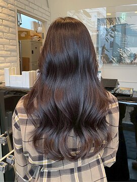 【DIFINO 青山】透明感チョコレートブラウン/レイヤーカット