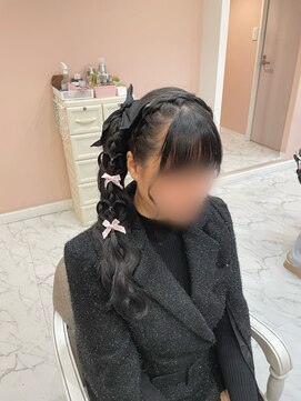 あみカチュサイドポニー